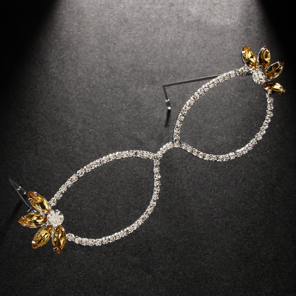 Nuevo marco de gafas geométricas transfronterizas marcos de gafas plegables accesorios hip-hop marcos de gafas