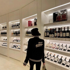 高版本高品质现货SLP家新款皮面后背贴字棒球服外套男女同款夹克