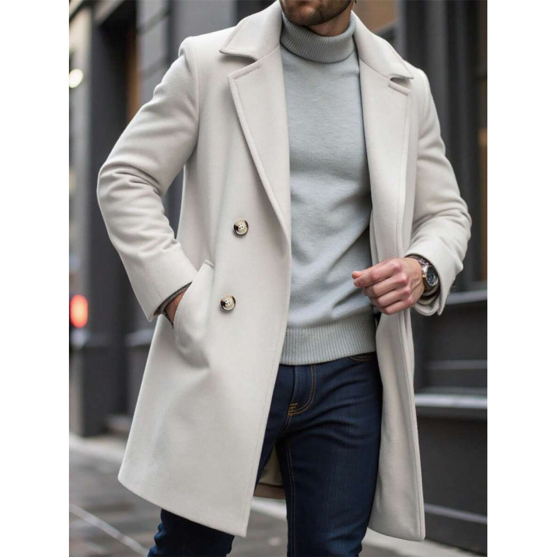 L 48026 Hombre delgado trench coat hombre delgado trench coat