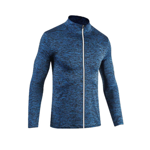 Men's Autumn Fitness Basketball Jacket, Stand Collar Outdoor Sports Running Zipper Quick Dry Breathable Top