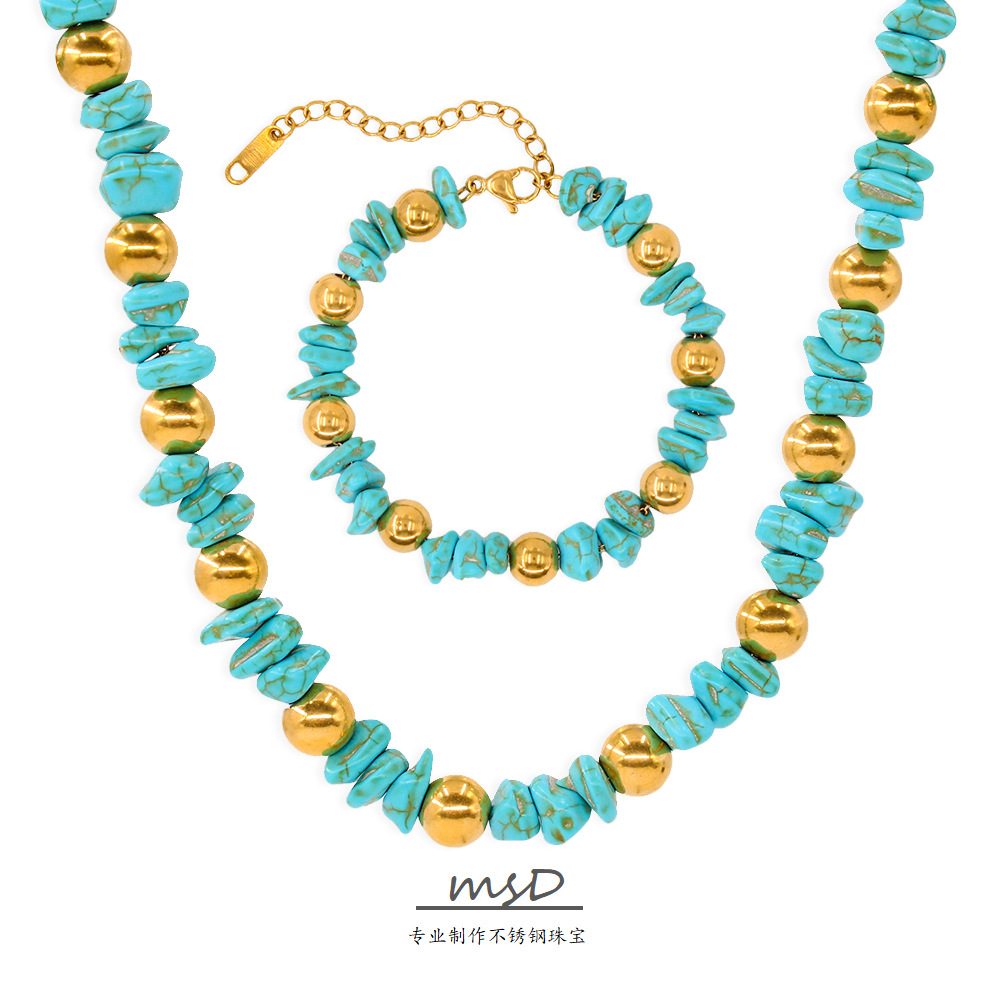 turquoise beaded bracelet handmade