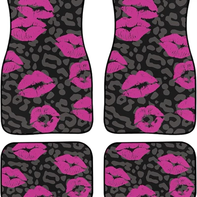 Avtomobil döşəmə paspasları — flower butterfly easy to - car-floor-mat-37-354548-68cm-two-pairs-total-four-pieces