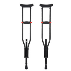 Yade Aluminum Underarm Crutch Dual Crutch Disabled Walker Elderly Rehabilitation Walker Learning to Walk Foldable Model