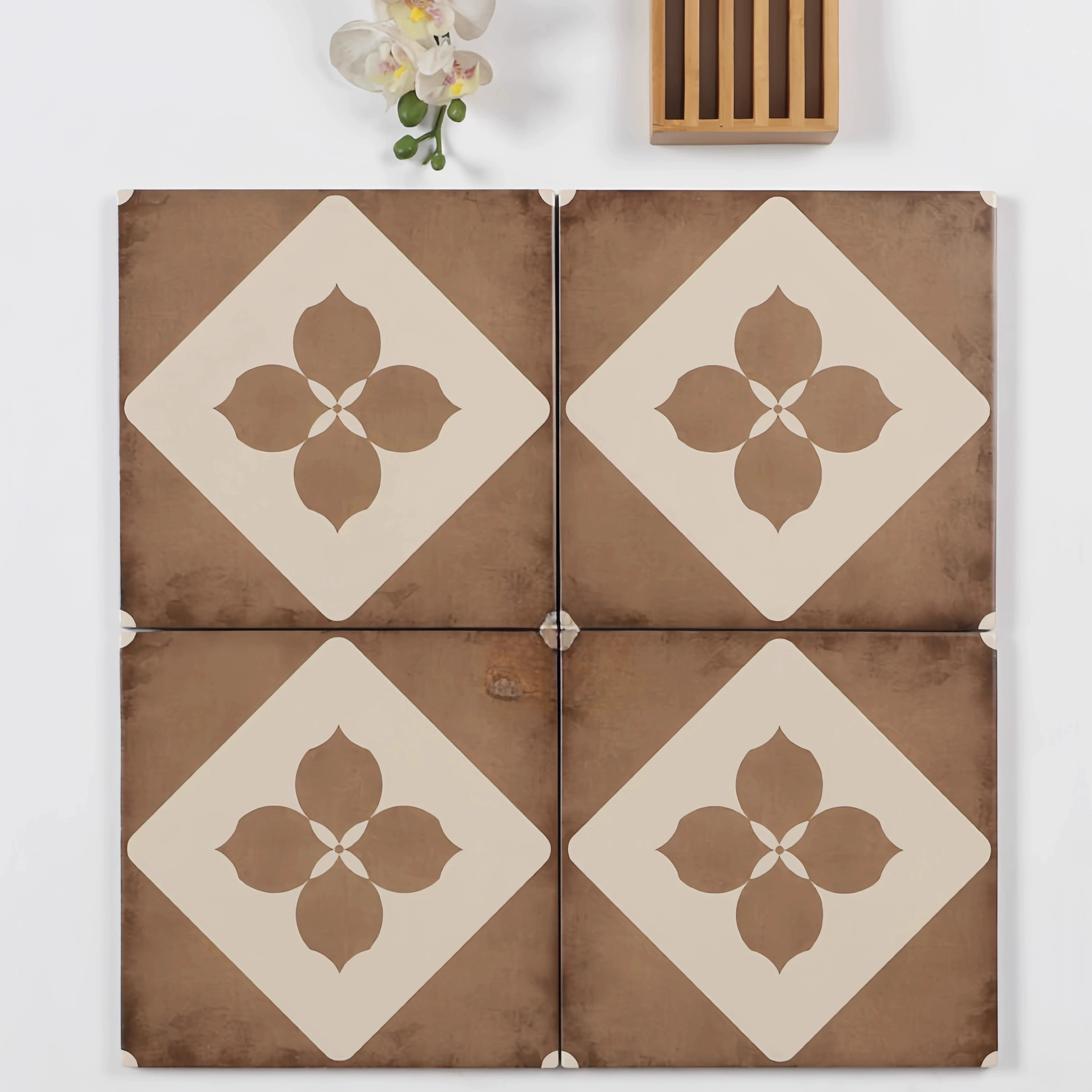 Плитка для кафе, магазина молочного чая, кондитерской, гостиной, кухни в европейском и американском ретро-стиле, старая плитка, напольная плитка, нескользящая плитка.