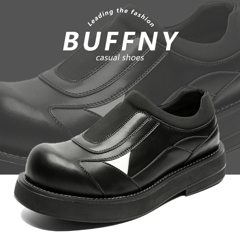 Exclusive design casual retro loafers platform