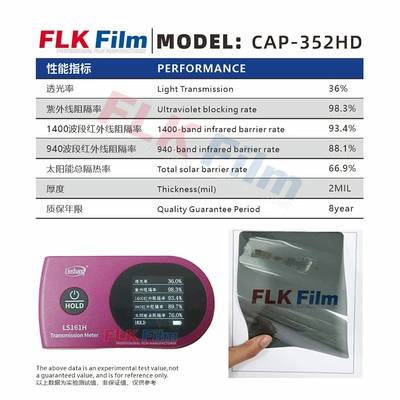 Automotive Film High Heat Insulation Sun Protection Car Window - 152m30m-titanium-nitride-cap-352hd-side-rear-block
