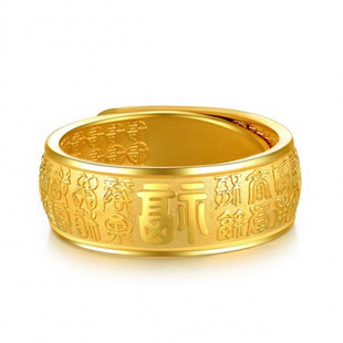 Խ��ɳ���_�ڰٸ��н�ָ �24K���ְ�ָ�h���{��ֱ��һ�����l