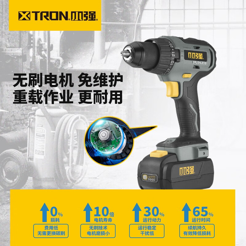 Pequeño taladro de impacto de carga de litio fuerte taladro de mano antorcha taladro de mano multifunción destornillador eléctrico herramienta eléctrica 5287