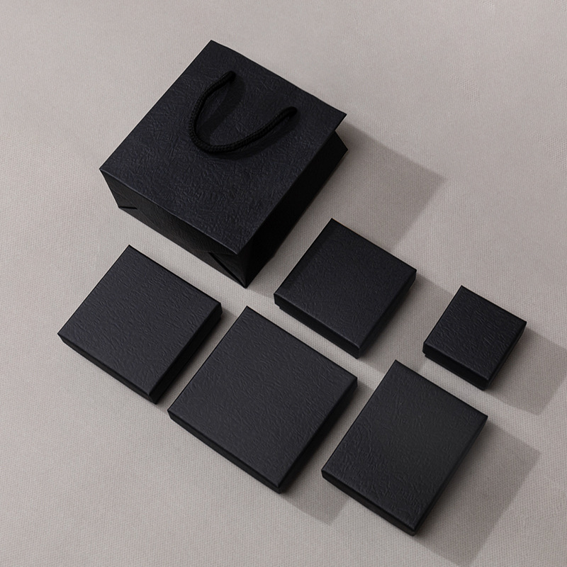 손으로 반죽한 종이 검정색 하늘과 땅 덮개; 5*5*3cm