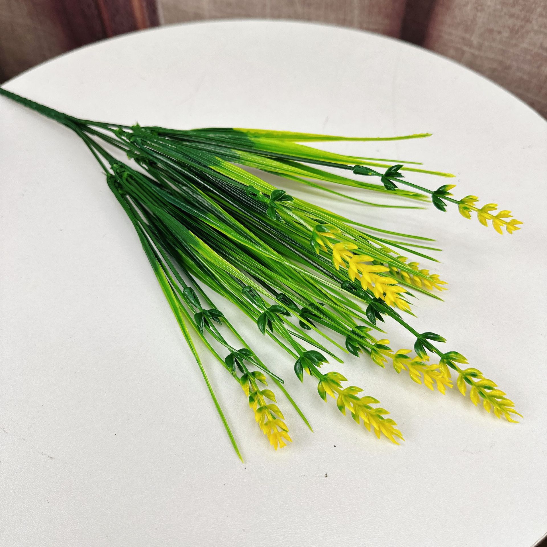 Flores simuladas lavanda buquete de flores de decoración pastoral flores falsas de plástico sala de estar decoración de flores paisajes props de disparo