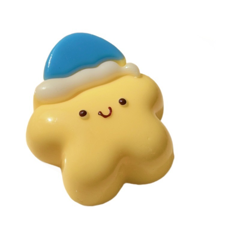 かわいいナイトキャップ、星、泥、ピンチおもちゃ、おやすみ五芒星、減圧おもちゃ、減圧ピンチおもちゃ|undefined