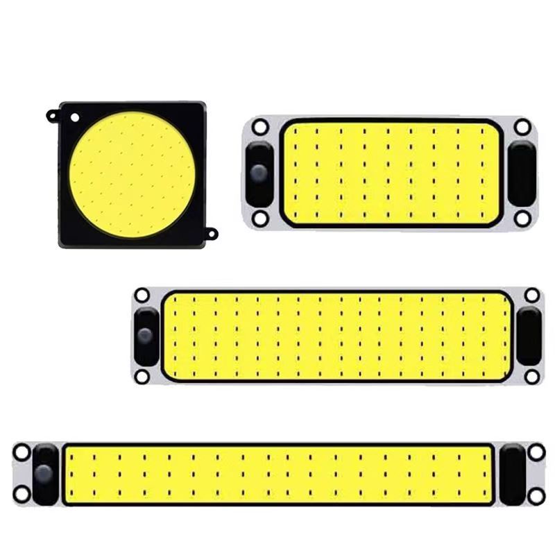 Ultra-Thin Car Compartment Interior Light 12V24 Volt High Brightness Cob Cab Interior Light Car Reading Light Compartment Light