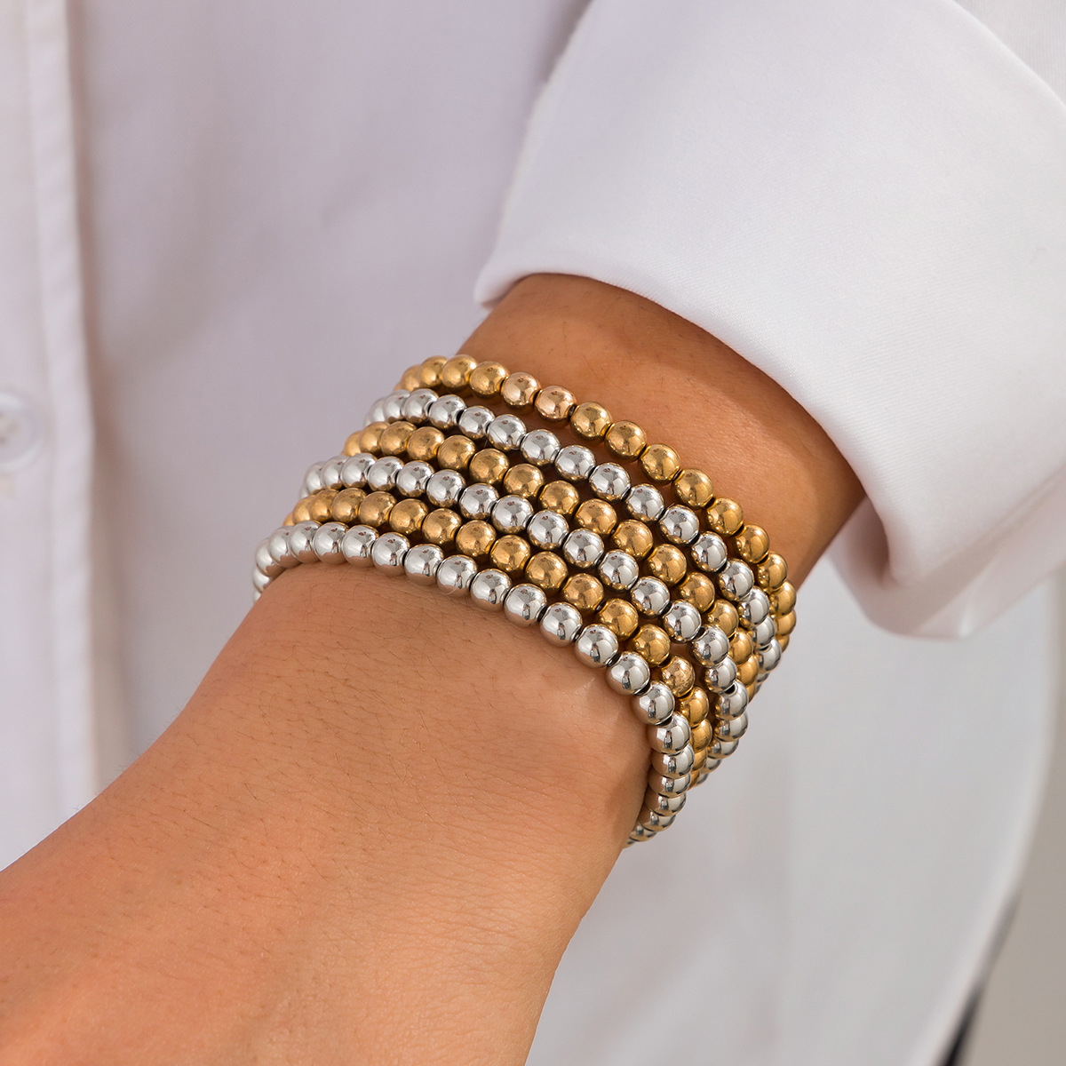 17g Weight CCB Pendant Material Bracelets Classification CCB, Imitation Pearl Chain Material Beaded Chain Chain Type 1 Set Quantity Banquet, Travel Occasion CCB, Imitation Pearl Material Heart Shape Pattern Women's Gender Plating Design Vintage Style Style Vintage Style Heart Shape CCB Imitation Pearl Beaded Chain Beaded Bracelets Wholesale 29