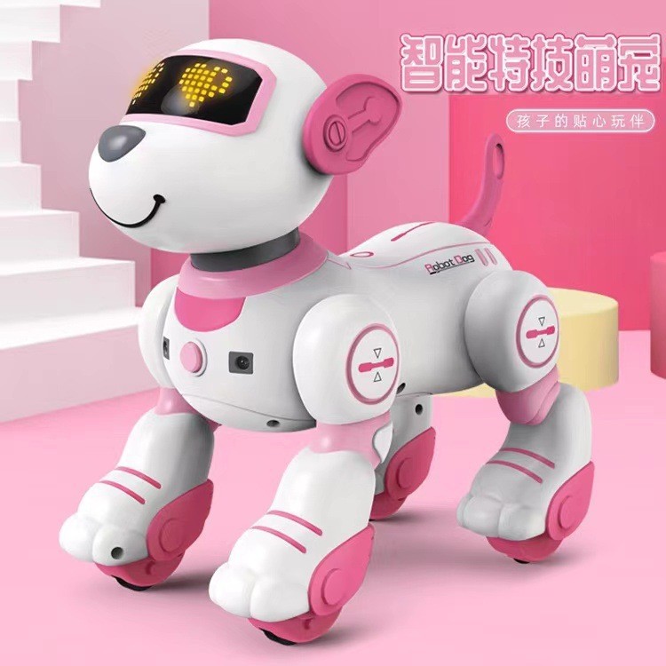 Yingjia18013 robot de control remoto inteligente perro modelo biónico perro mecánico AI control de voz juguetes eléctricos para niños