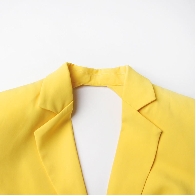 Women's Clothing Fashionable Temperament Lady Style Suit Jacket For Women Autumn New Sexy Backless Diamond Design Small Suit_voghion.com