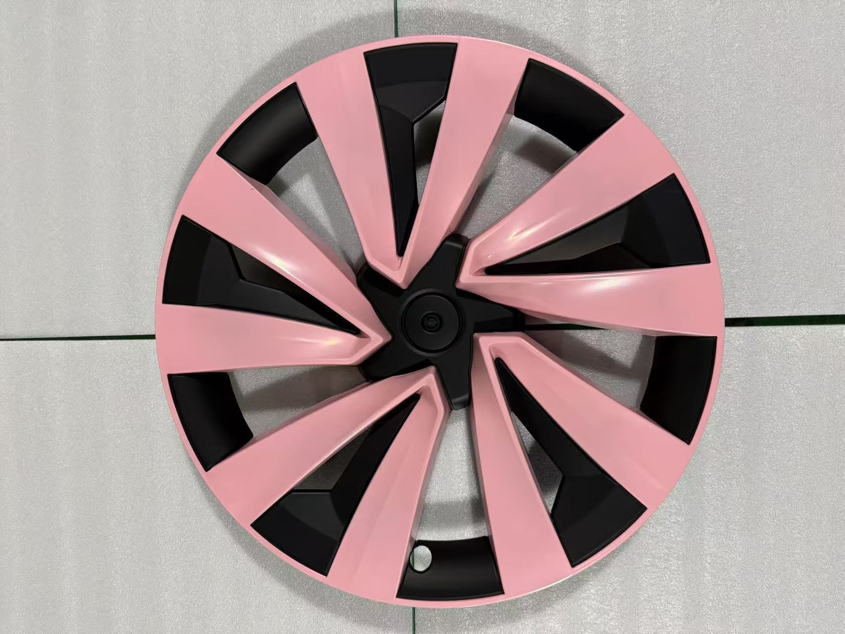Hub Cap – Tesla Hub cover - new-model-y-19-inch-nova-cherry-blossom-pink
