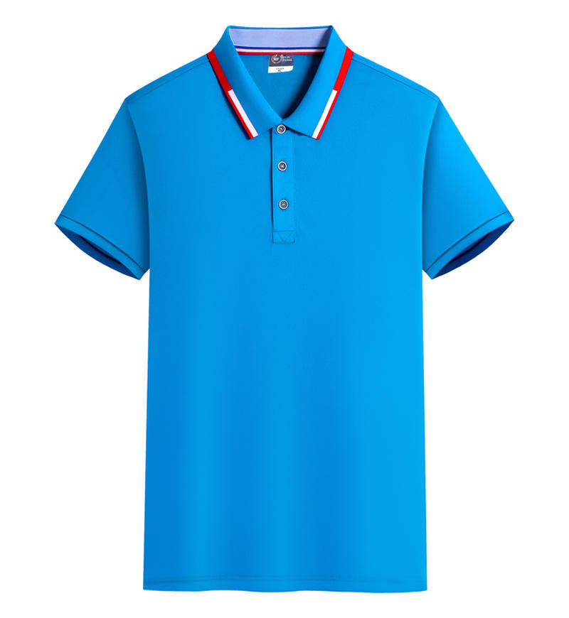Camiseta de la empresa Camiseta publicitaria del empleado Ropa de trabajo de manga corta Ropa de trabajo Polo Camisa de logotipo impresa personalizada solapa