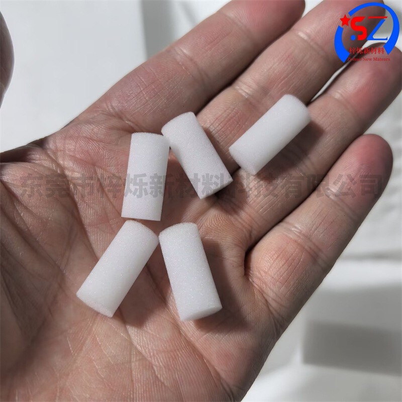 White Strong Water-Absorbing Sponge Cylindrical Atomizer Air Filter Sponge Filter Element Dust-Proof Breathable Nasal Congestion Sponge Column