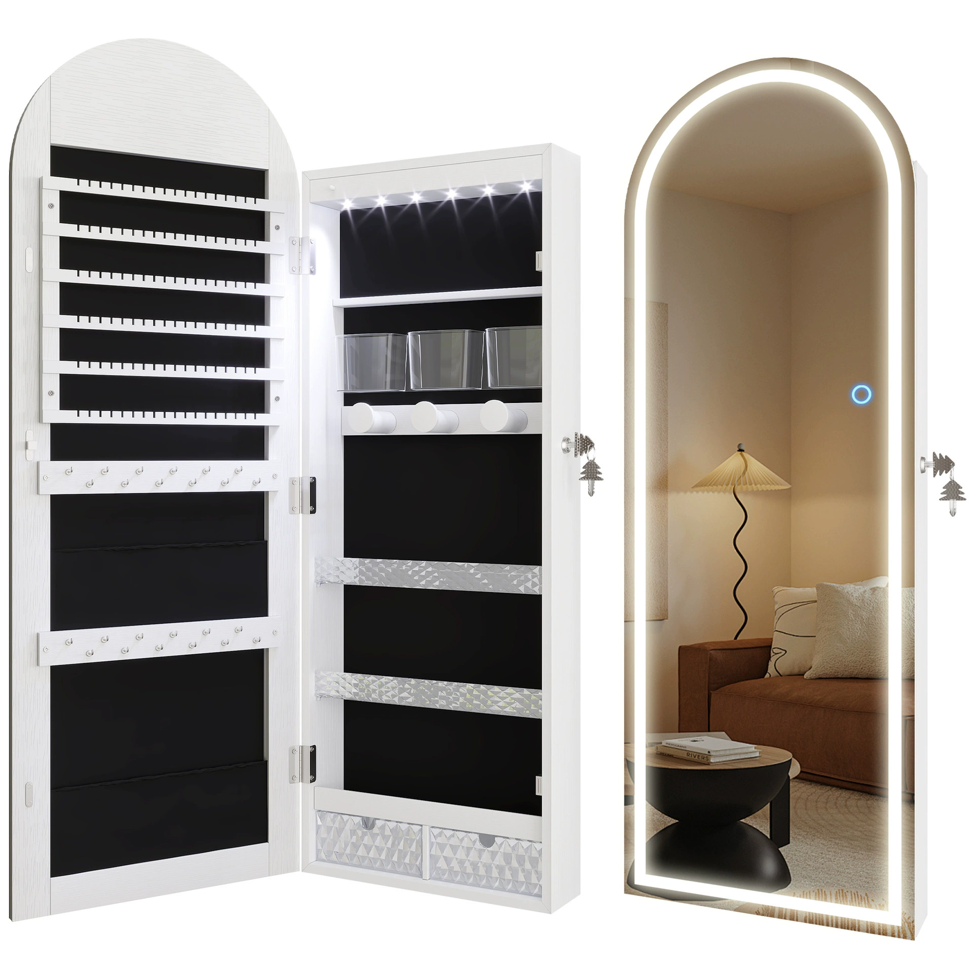 Display Rack Wall-mounted Jewelry from Yomiego