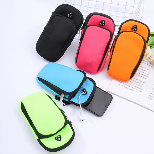Outdoor Cycling and Running Sports Arm Bag Portable Running Equipment Arm Strap Storage Bag Artifact