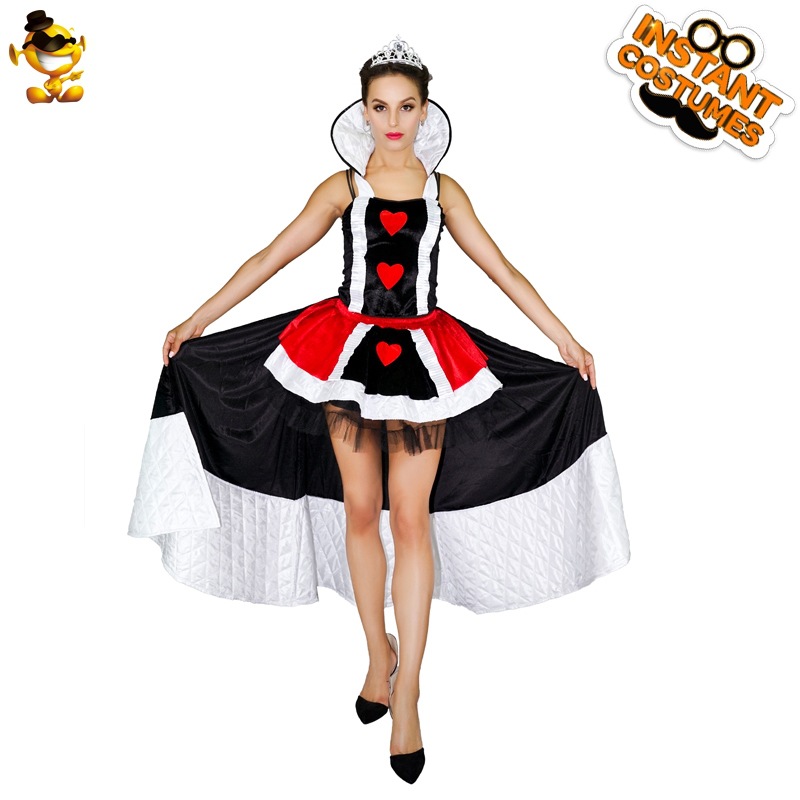 Halloween adulto niña grande melocotón rojo reina etapa traje rendimiento traje Halloween fiesta traje distribución al por mayor