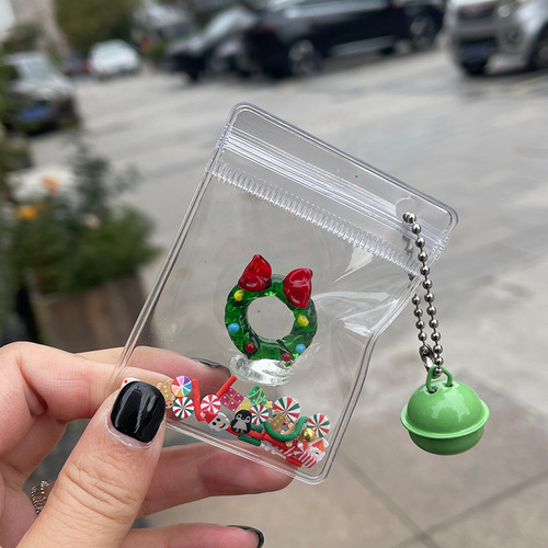 Christmas handmade glass Santa Claus pendant glass gift decoration cartoon Christmas tree Peace pomegranate