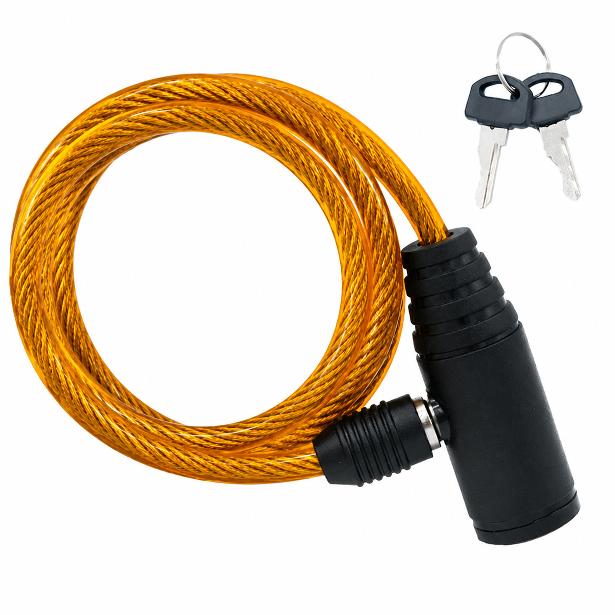 Candado Antirrobo para Bicicleta PVC, ABS, Aleación de Zinc con Llave y Contraseña para Bicicleta