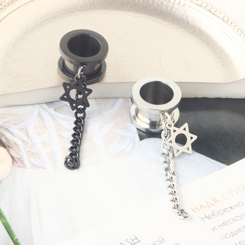 Labret piercing jewelry detail image