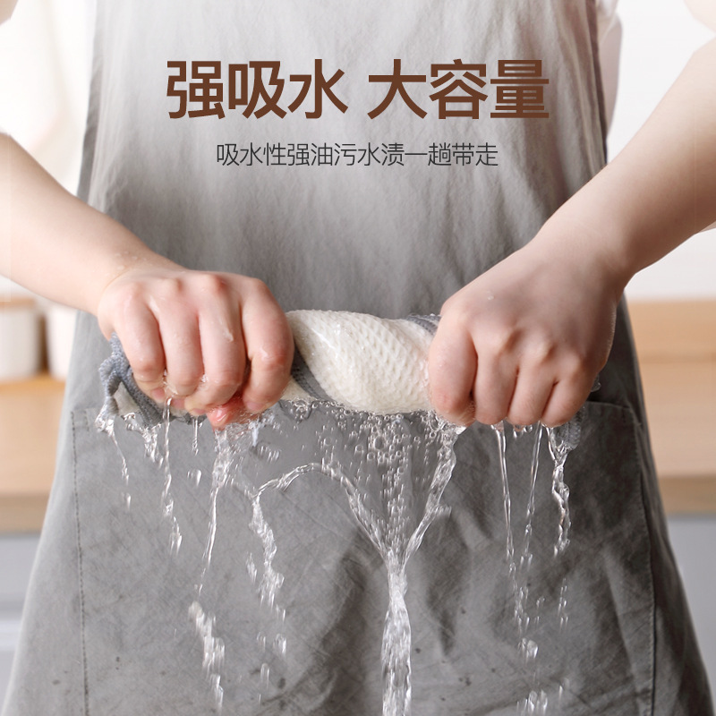 雑巾皿洗い布吸水家庭用キッチンワッフルタオルはストラップ付きで清潔にしてタオルを吸水する|undefined