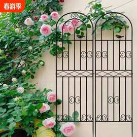 绿萝植物攀爬架户外庭院网格铁艺花架爬藤架花园月季花支架阳台