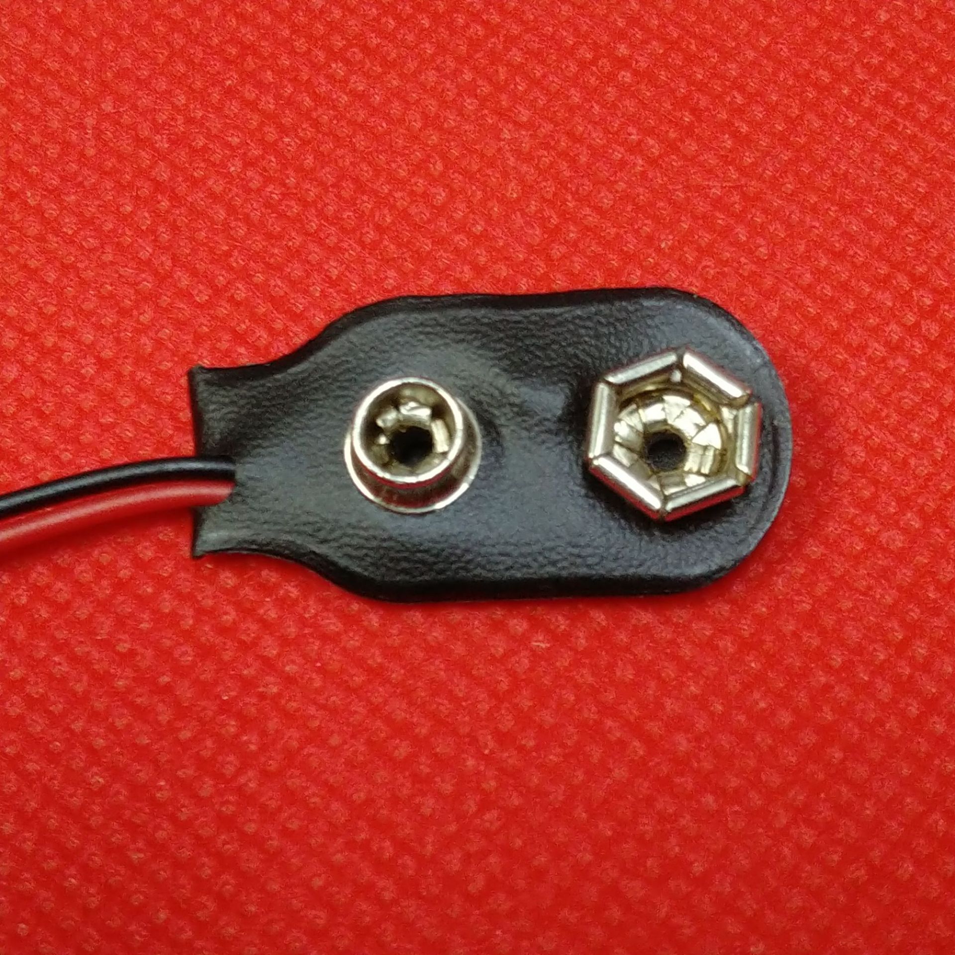 9V电池扣I型电池线扣9v电池连接线软皮电池扣6F22电池铜扣批发