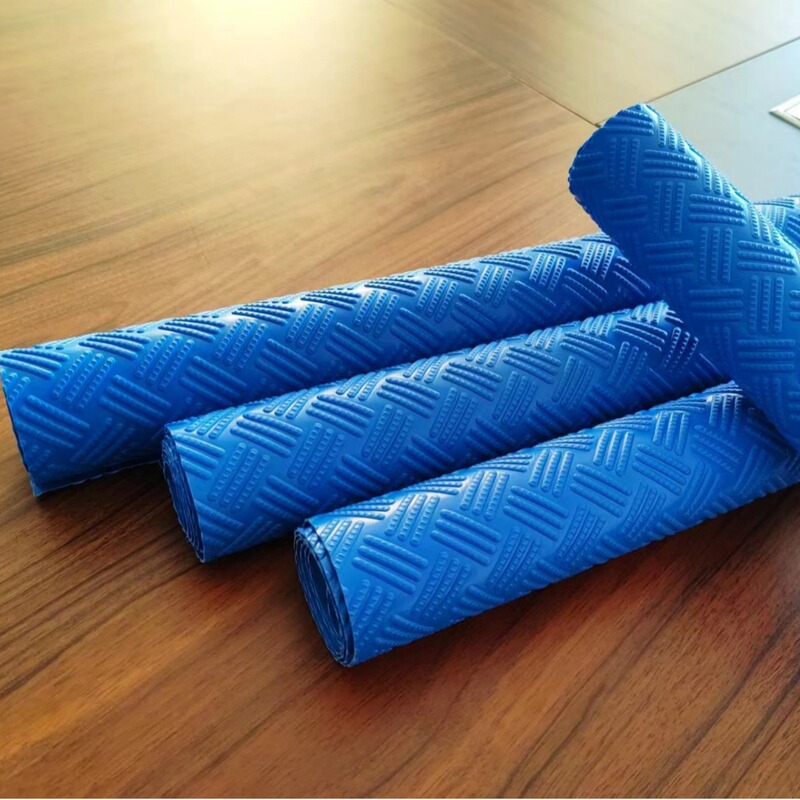 Blue Swimming Pool Ladder Pad Non-Slip Wear-Resistant Outdoor Swimming Pool Step Pad Pvc Cuttable Stripesd Swimming Pool Ladder