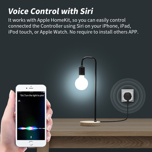 HomeKit US standard smart plug WiFi socket Siri voice control Cozylife APP remote control