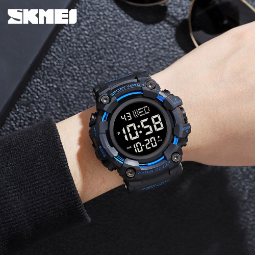 Skmei fashionable commuter men's sports electronic watch best-selling multi-functional waterproof boyfriend style watch