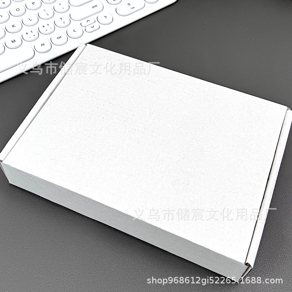 Caja de avión en blanco y negro no impresa entrega expresa Tarjeta de embalaje de cartón cuenta de mano embalaje de regalo caja de avión engrosada extra dura