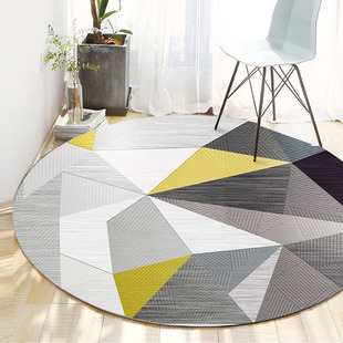 Round Carpet Simple Modern Home Living Room Coffee Table Bedroom Bedside Bedside Cute Hanging Basket Computer Chair Cushion Manufacturer