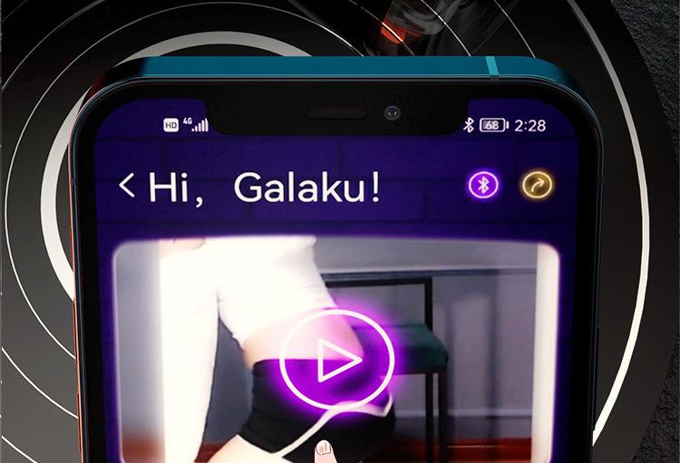GALAKU Small Steel Cannon APP-Controlled Male Masturbator with USB Charging — detail image 36