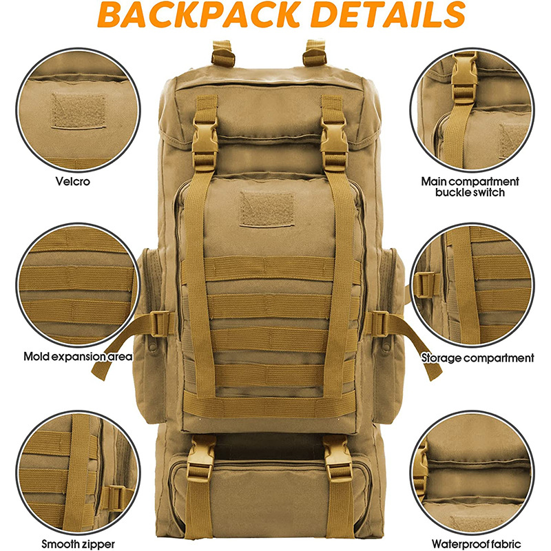 Tactics capacious physiological waterproof camouflage backpack for…