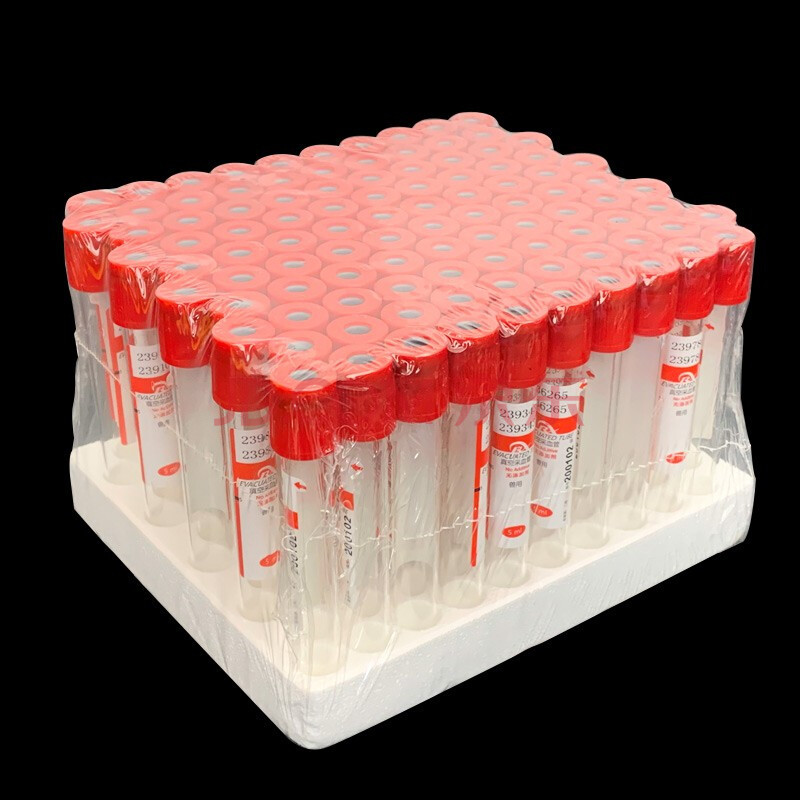 Contenedor de recogida de sangre al vacío animal 5ml10ml Recipiente de recogida de sangre desechable veterinaria cerdo, ganado y ovejas