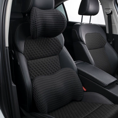 Waist support – pillow, driver's seat lumbar support - black-set-derong-model