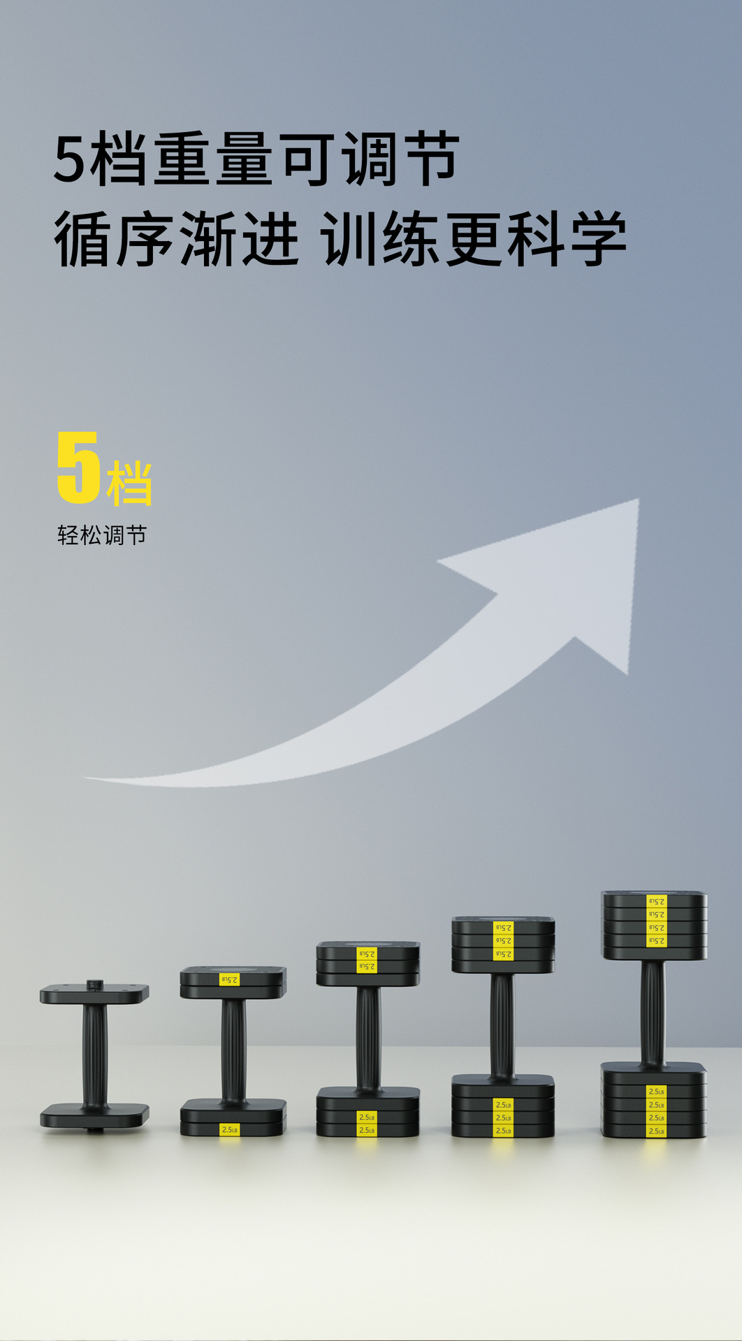 Adjustable Dumbbells Solid Cast Iron Plates Men Women Home Fitness Equipment Set