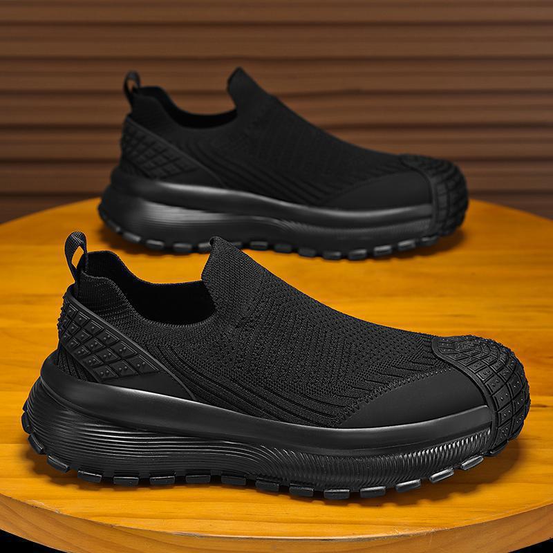 Autumn Breathable Slip-On Mesh Height-Increasing Men's Shoes, No-Tie Sports Driving Shoes, Casual Fly-Knit Shoes for Men Autumn Breathable Slip-On Mesh Height-Increasing Men's Shoes, No-Tie Sports Driving Shoes, Casual Fly-Knit Shoes for Men