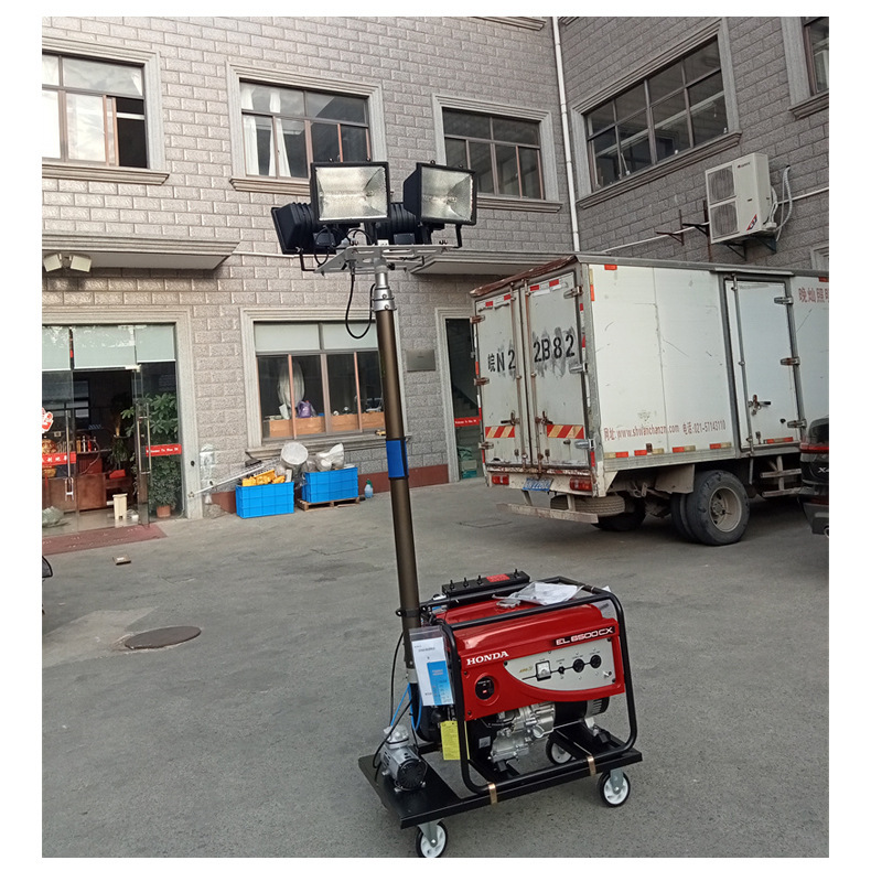 SFW6110 Honda 5KW gasoline engine power generation emergency lighting device mobile lighting car lifting work light