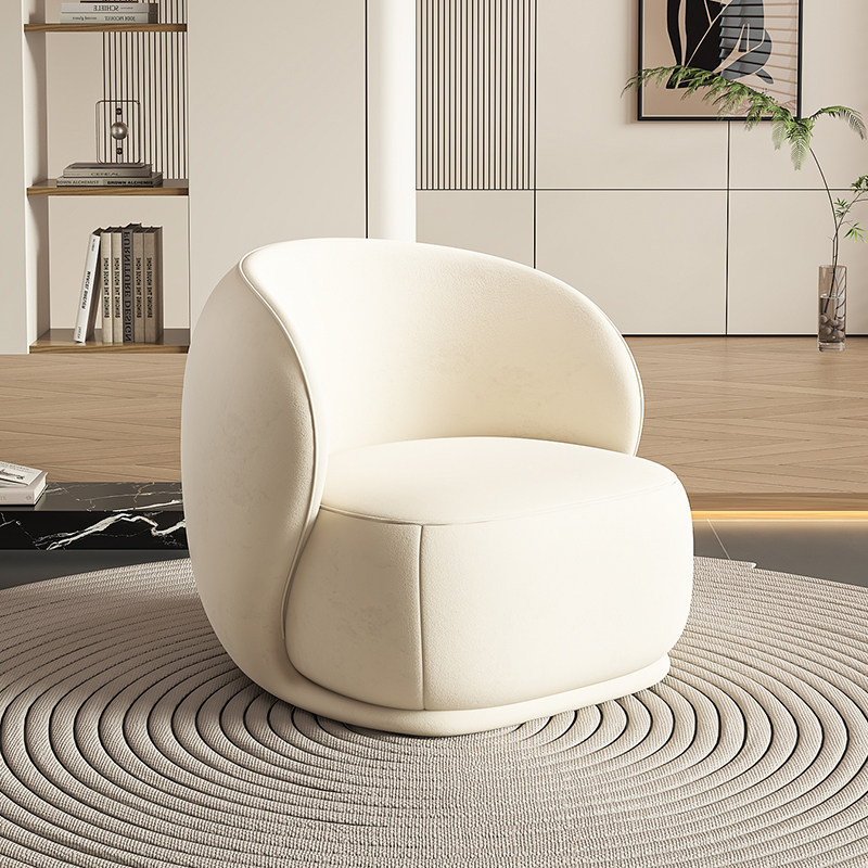 Sofá de estilo crema simple sala de estar silla de diseño sofá de dormitorio sofá de estilo japonés sofá casual image 7