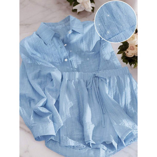 S 90577 Tencel Stripe Girls Set ��z�l�yŮͯ���b�羳���u