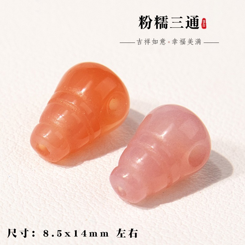 Powder-Colored Universal Shaft Set Accessories, DIY Handmade Bracelet Jewelry Spacer Beads Collection