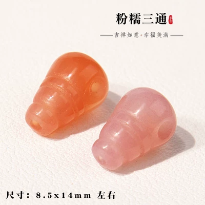 Powder-Colored Universal Shaft Zərgərlik ara hissələri - pink-nuo-tee-style-1-2