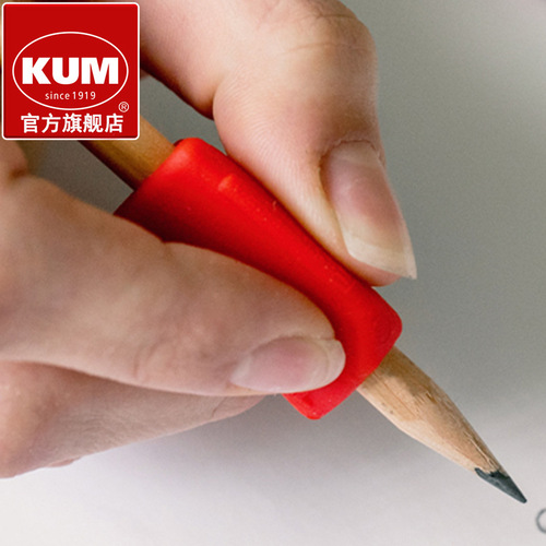 German KUM Sattler TriGrip ergonomic left and right hand correction triangle pen holder