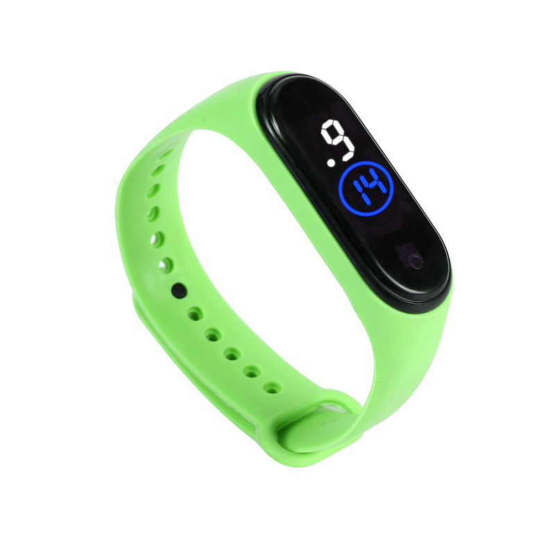 M4 táctil LED reloj electrónico en stock al por mayor deportes al aire libre impermeable pulsera reloj simple estudiante luminoso reloj