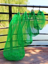 加厚结实简易小鱼护袋小型方底鱼虾泥鳅便携折叠轻便速干鱼袋过啟
